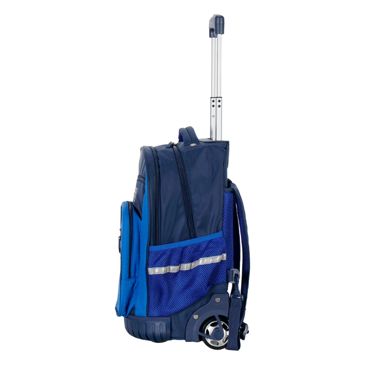 Mochila Escolar Elf 2026 2 Divisiones Azul con Carro Art.I6462B